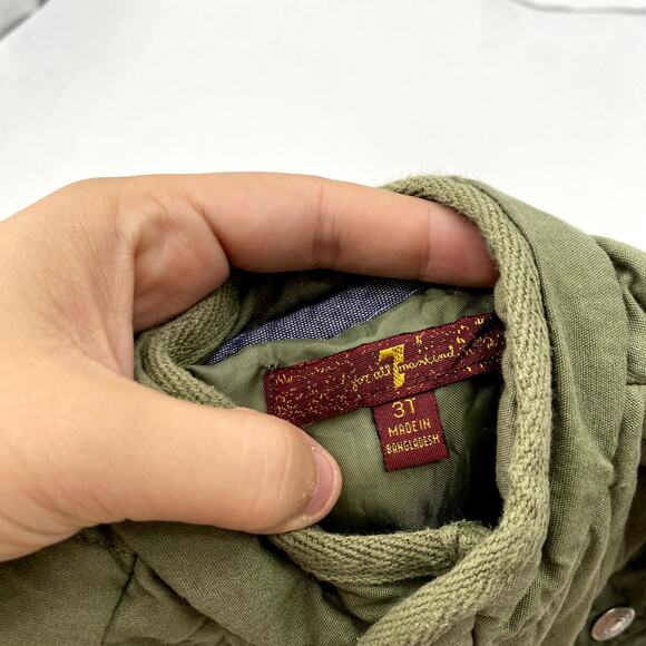 7 For All Mankind Green Quilted Jacket - Picture 4 of 4